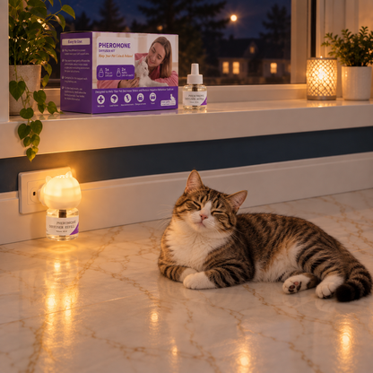 CalmPurr™ Cat Calming Pheromone Diffuser Kit