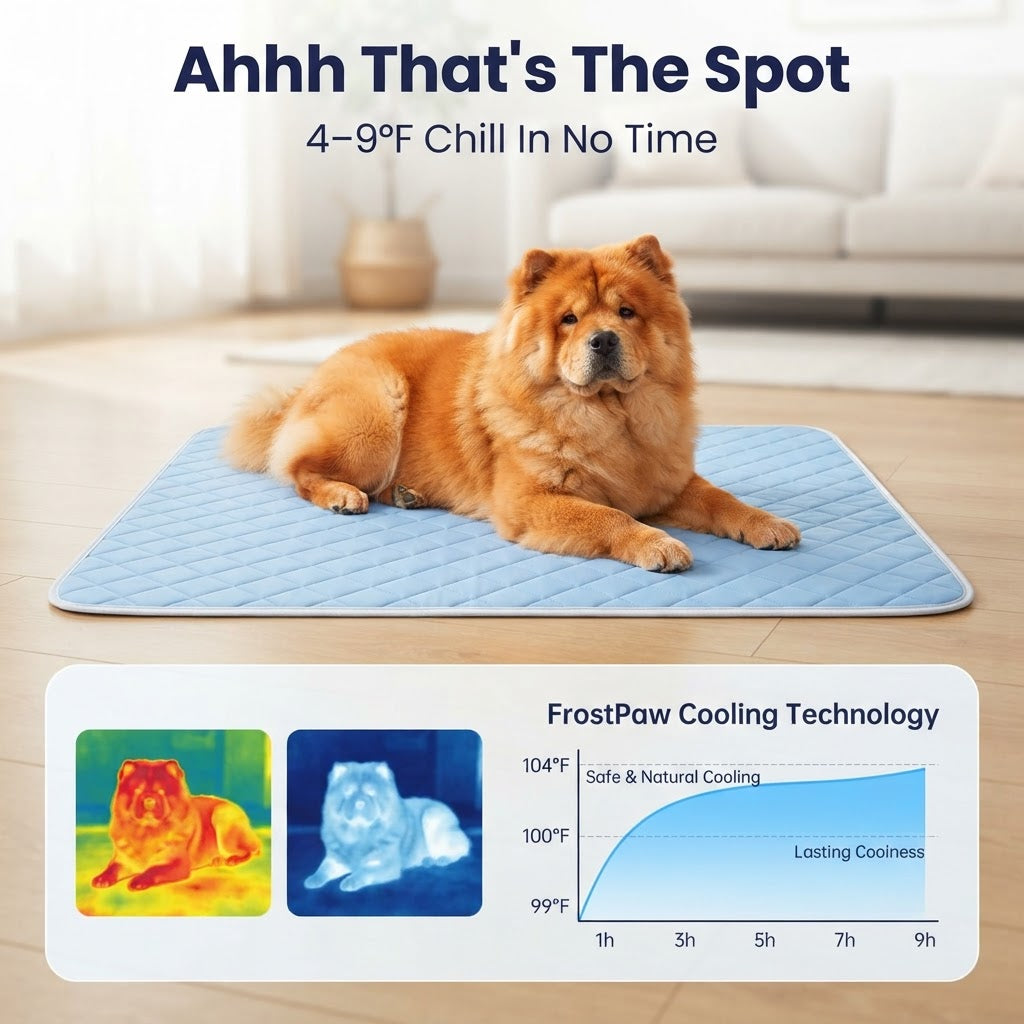 FrostPaw™ Self-Cooling Dog Mat
